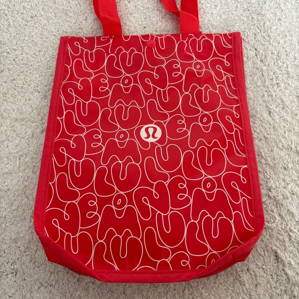 lululemon athletica Graphic Red Small Tote